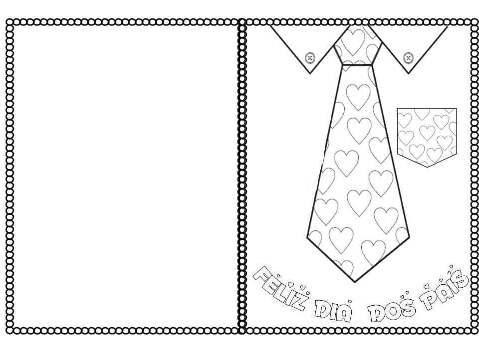 Vatertagskarte Ausmalbilder 591