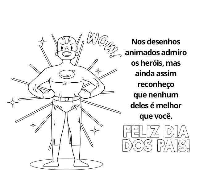 Vatertagskarte Ausmalbilder 779