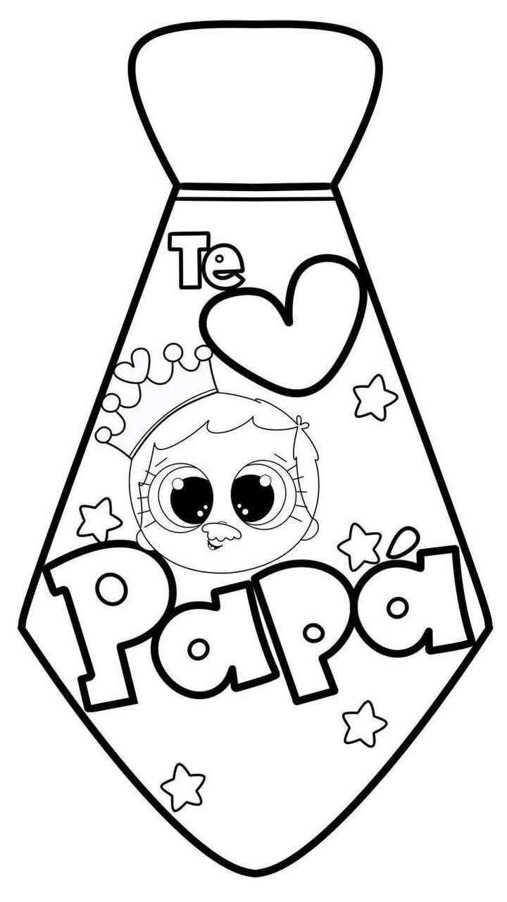 Vatertagskarte Ausmalbilder 831