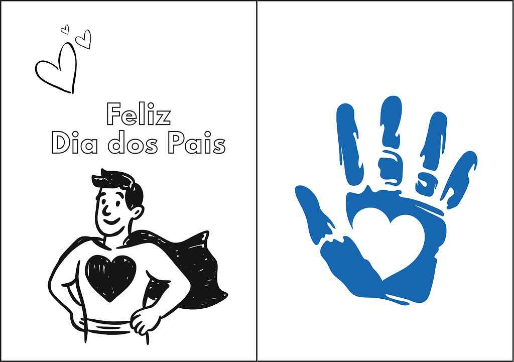 Vatertagskarte Ausmalbilder 985