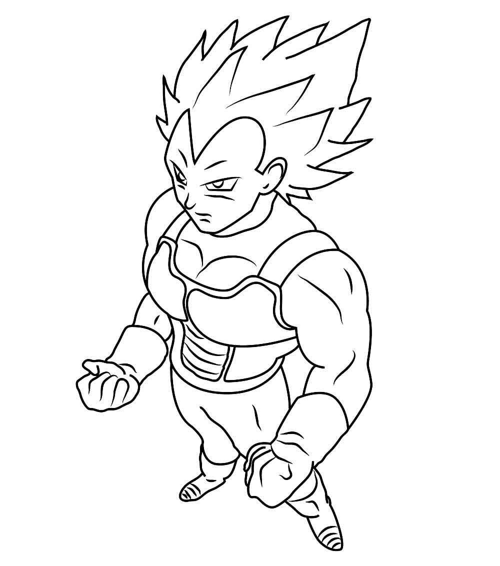 Vegeta Ausmalbilder 143