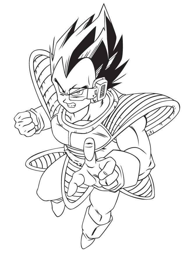 Vegeta Ausmalbilder 300