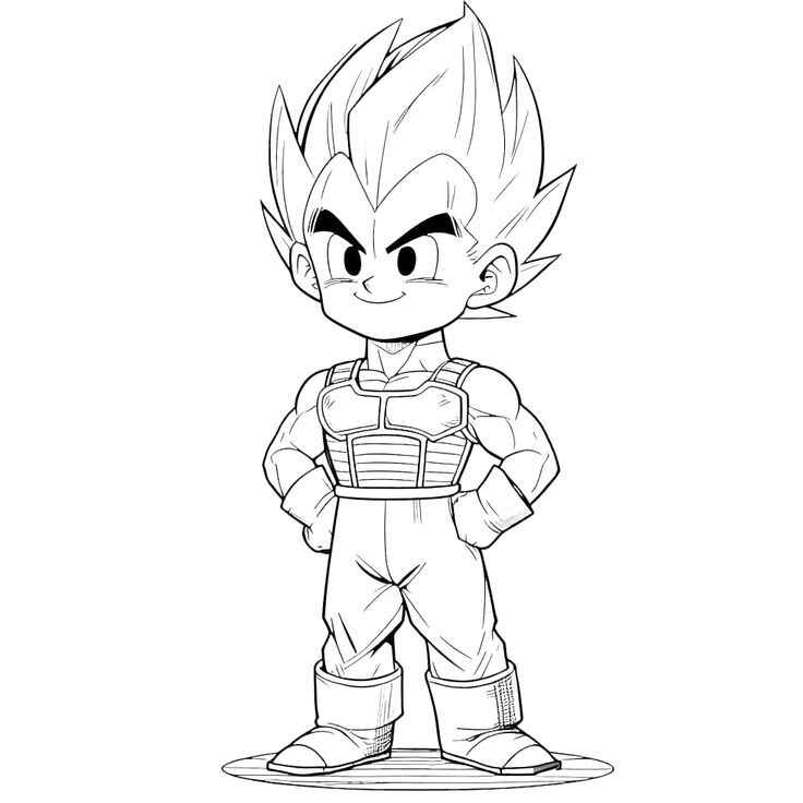 Vegeta Ausmalbilder 717
