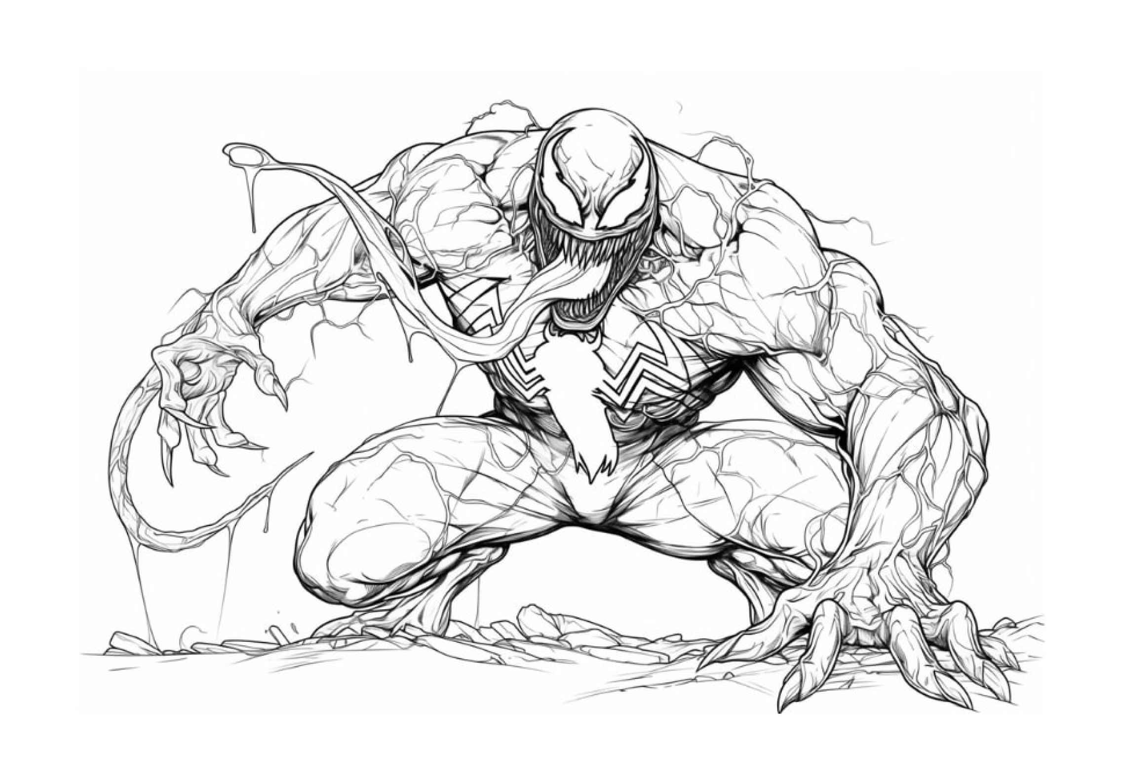 Venom Ausmalbilder 055