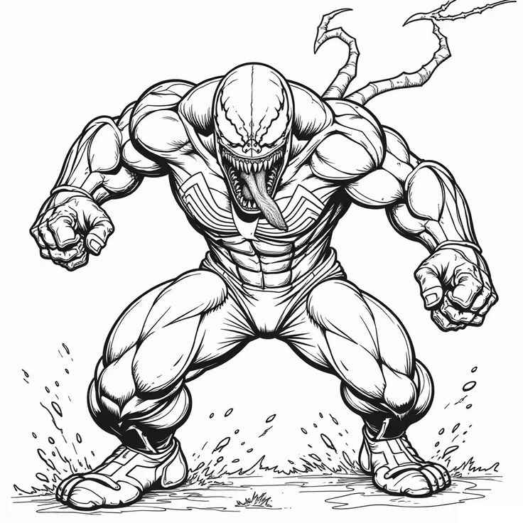 Venom Ausmalbilder 510