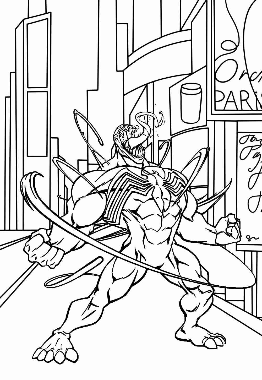 Venom Ausmalbilder 585