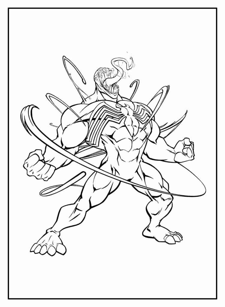 Venom Ausmalbilder 873