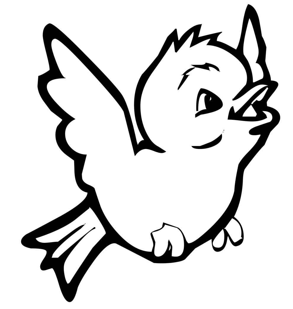 Vögel Ausmalbilder 259