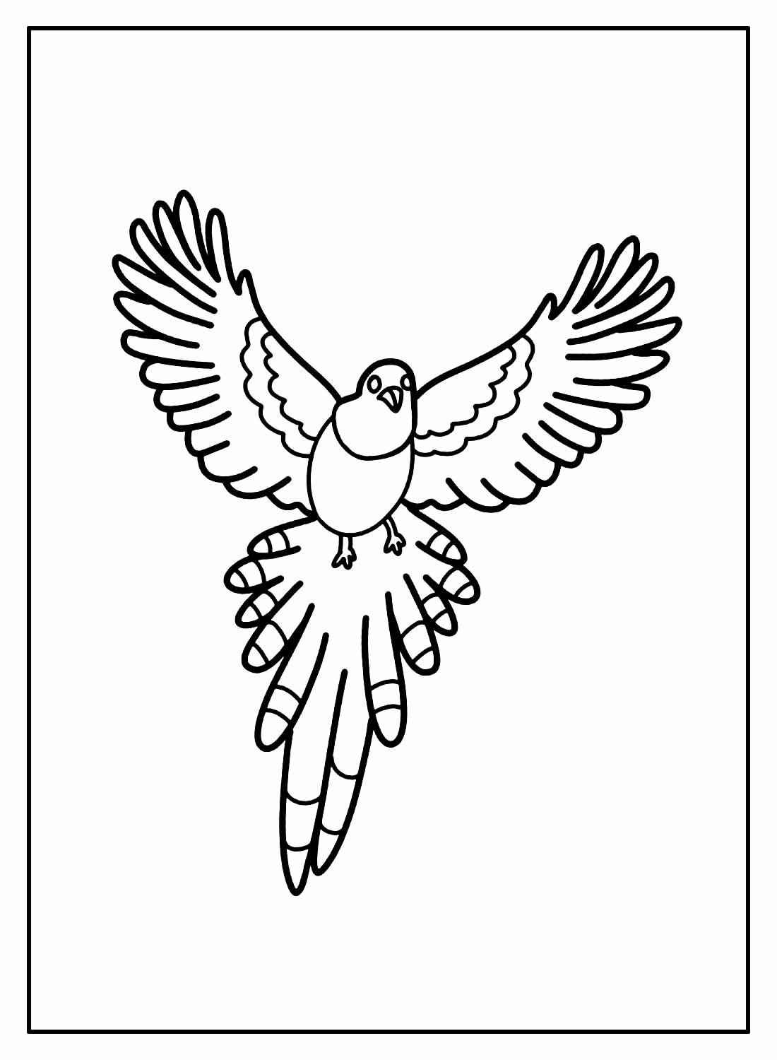 Vögel Ausmalbilder 420