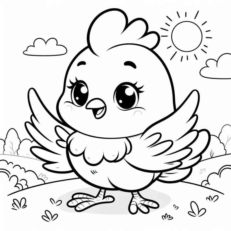 Vögel Ausmalbilder 539