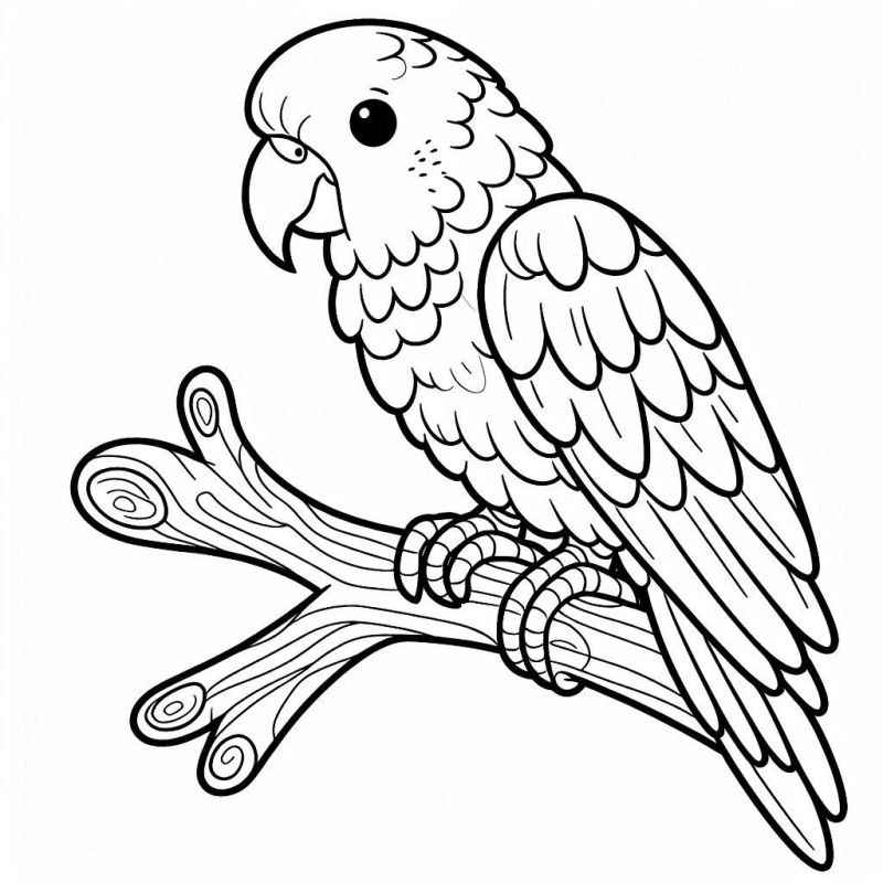 Vögel Ausmalbilder 662