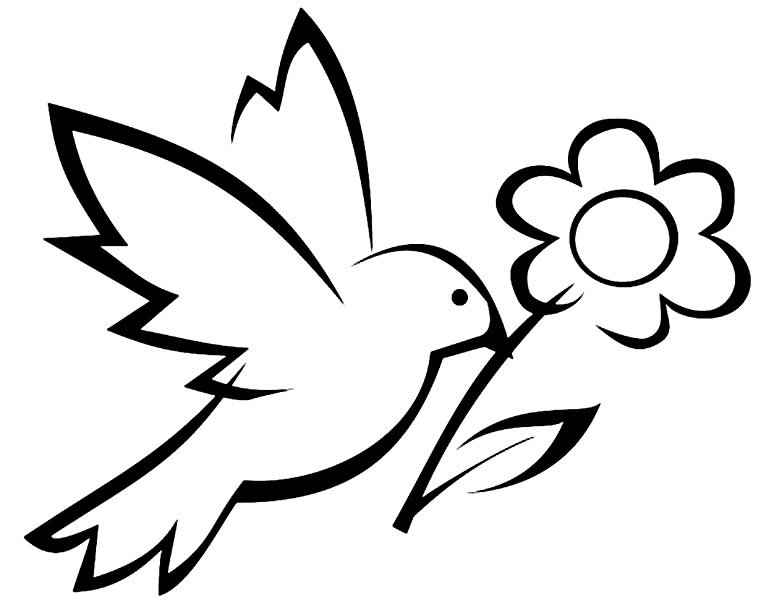 Vögel Ausmalbilder 770