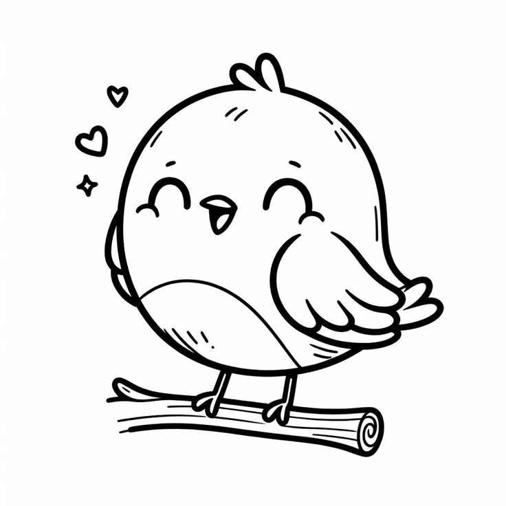 Vögel Ausmalbilder 887