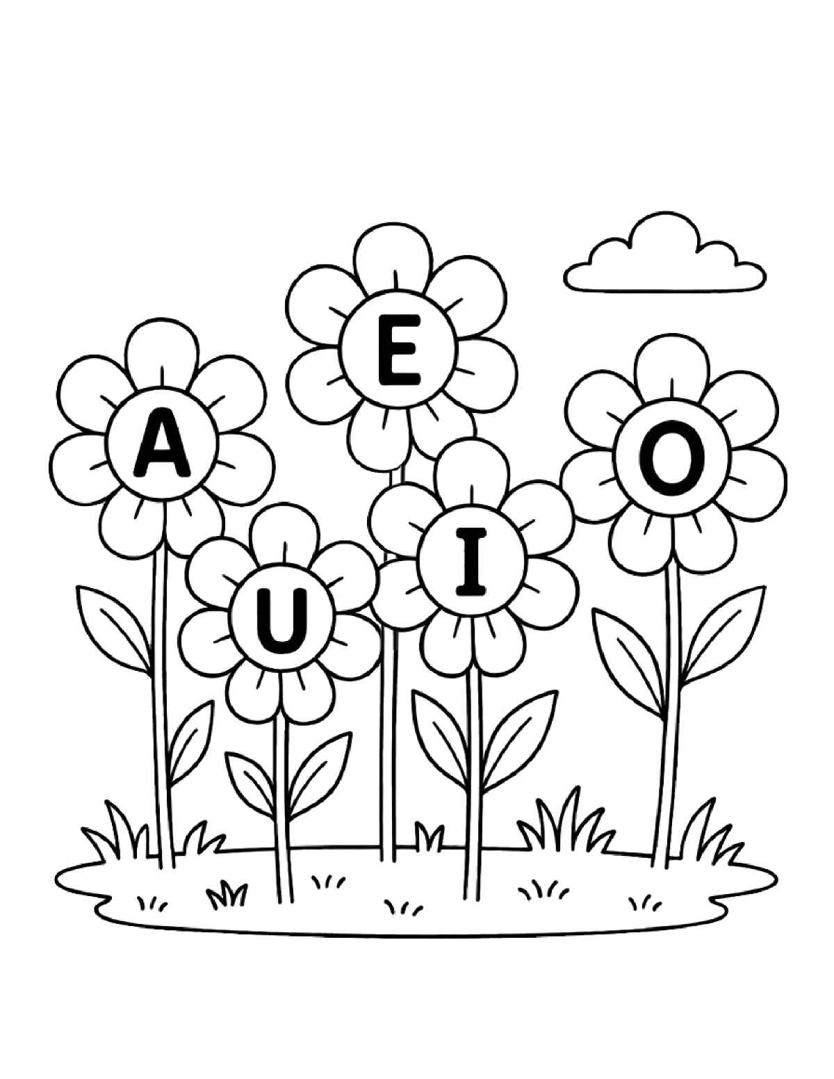 Vokale Ausmalbilder 219