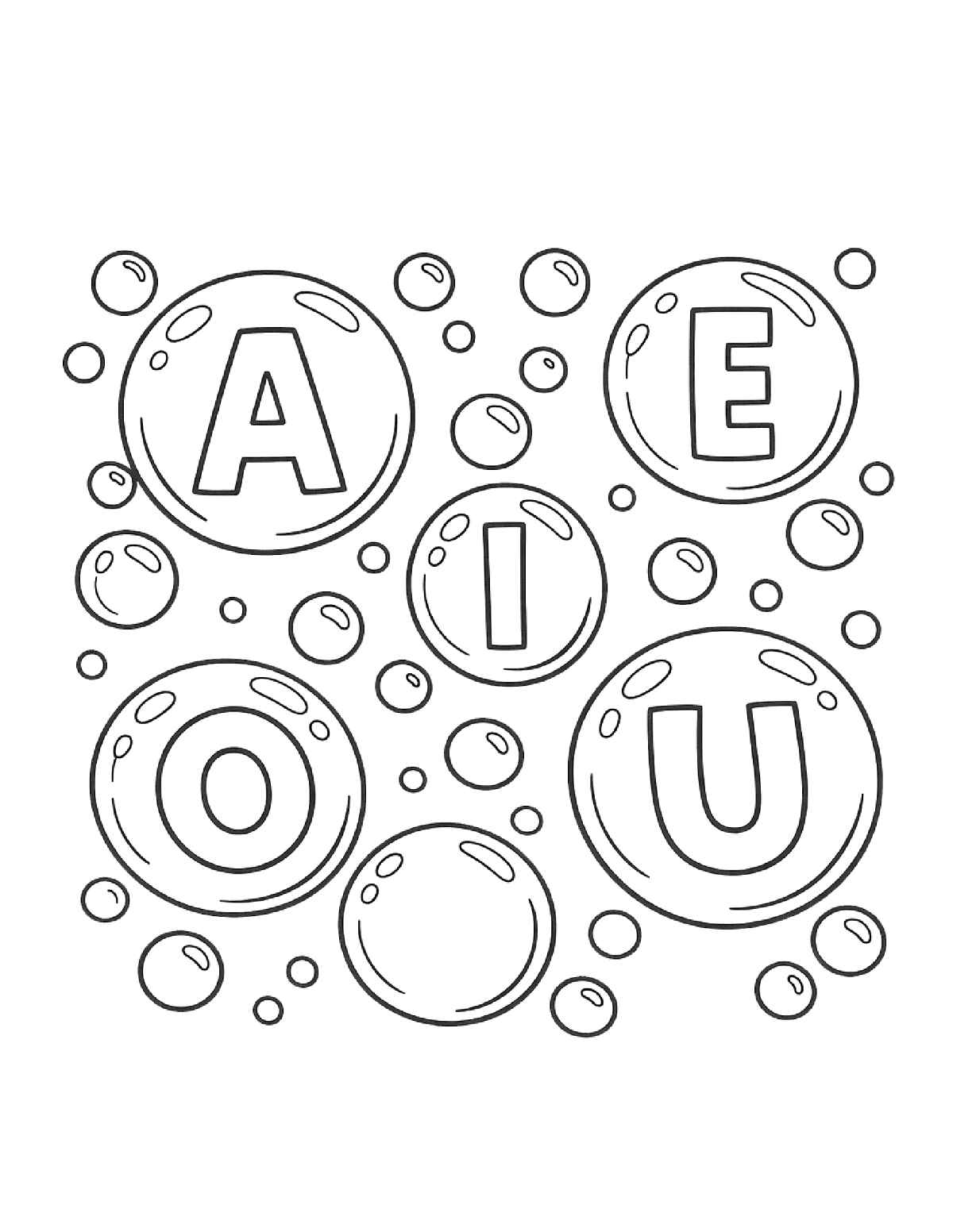 Vokale Ausmalbilder 231