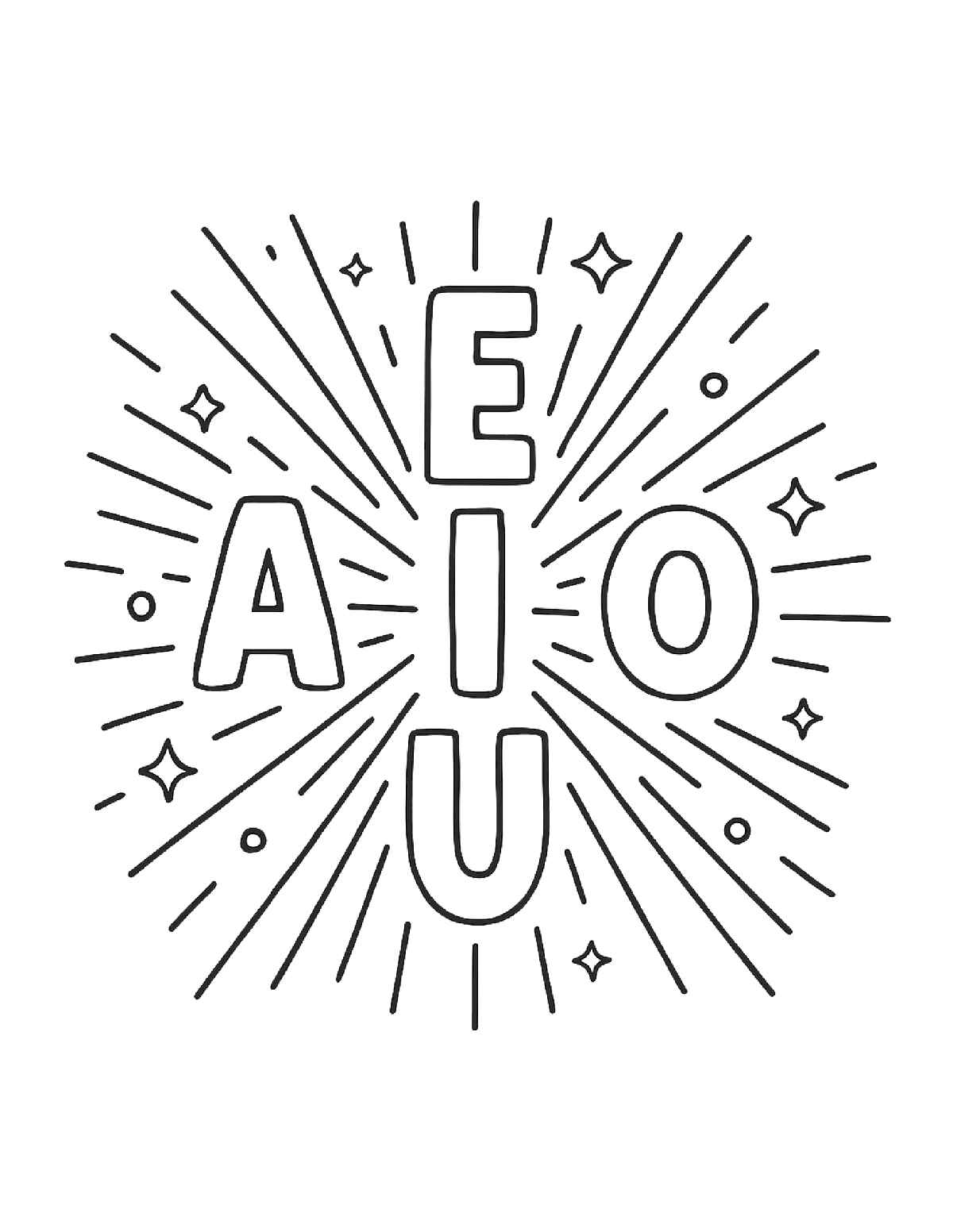 Vokale Ausmalbilder 369