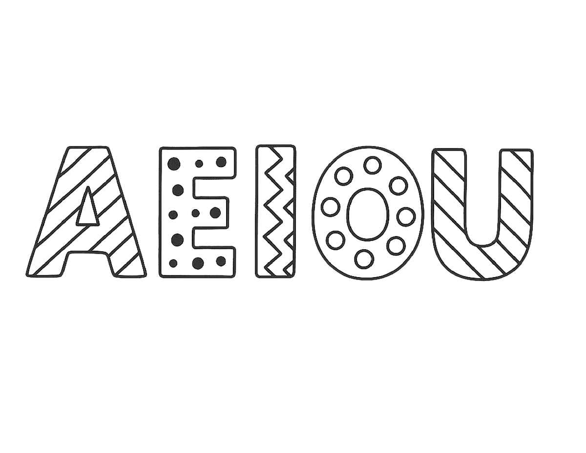 Vokale Ausmalbilder 415