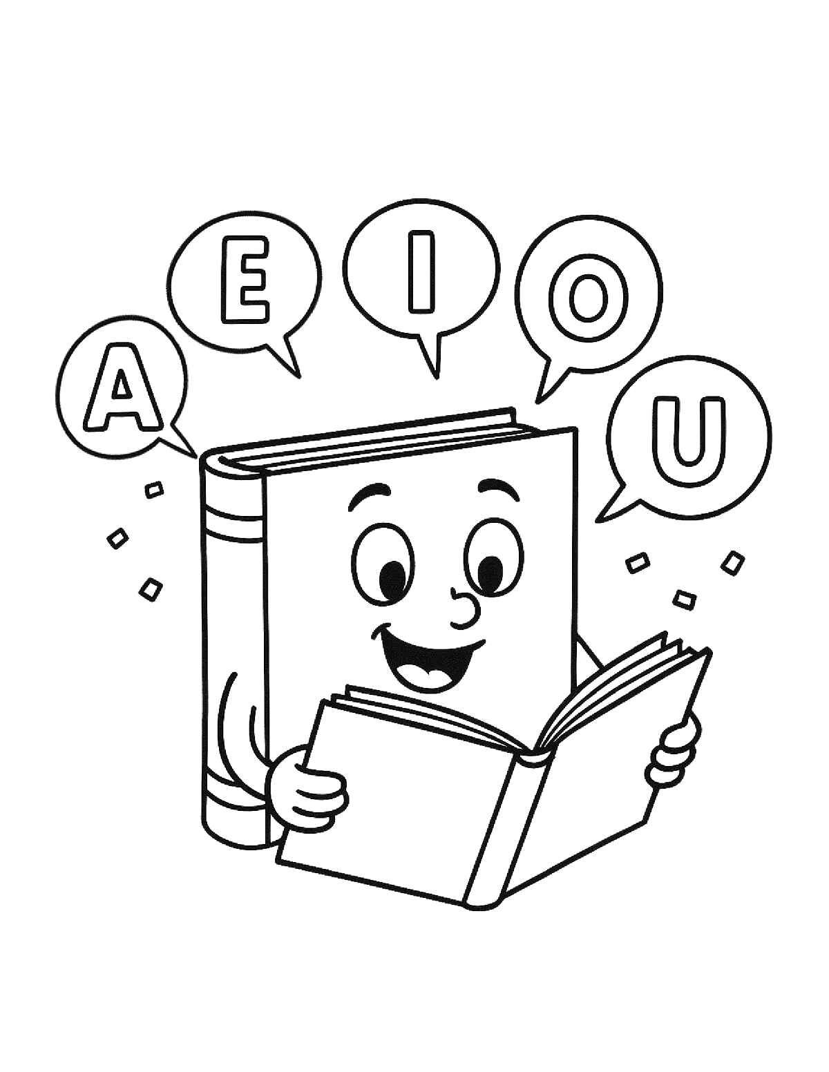 Vokale Ausmalbilder 541