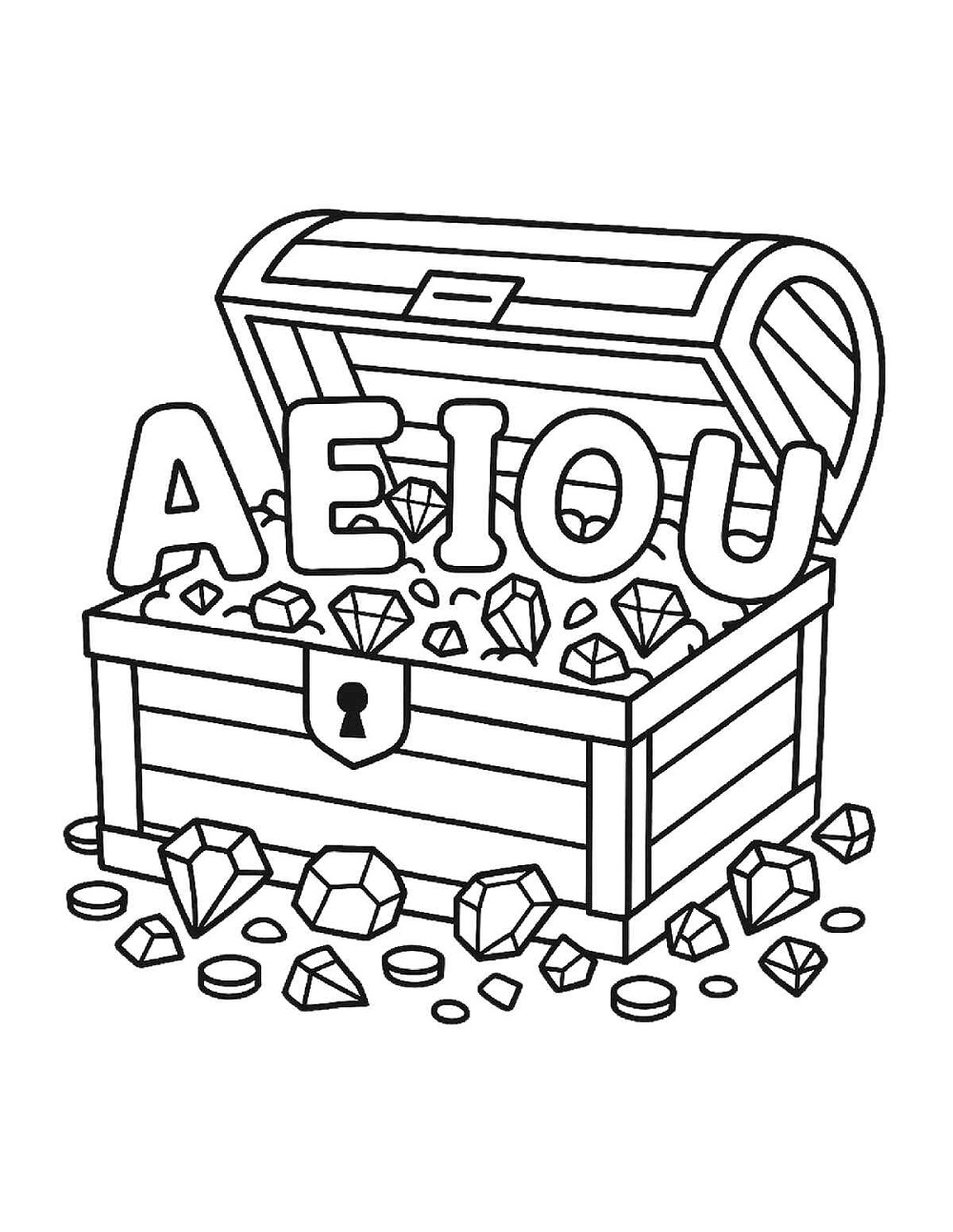 Vokale Ausmalbilder 709