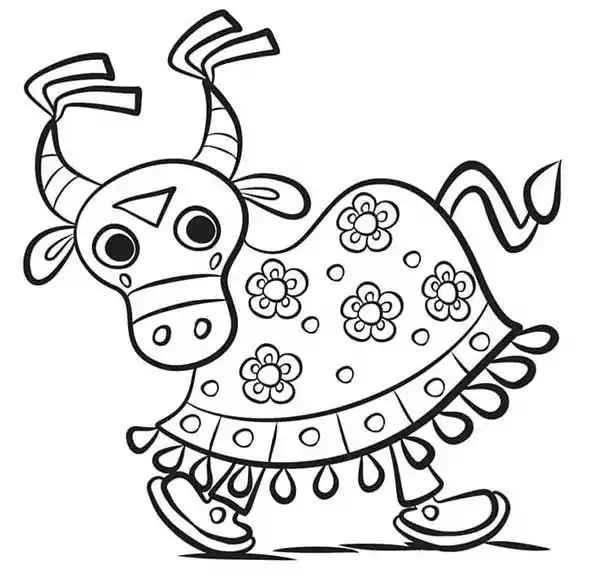 Volkskunde Ausmalbilder 245