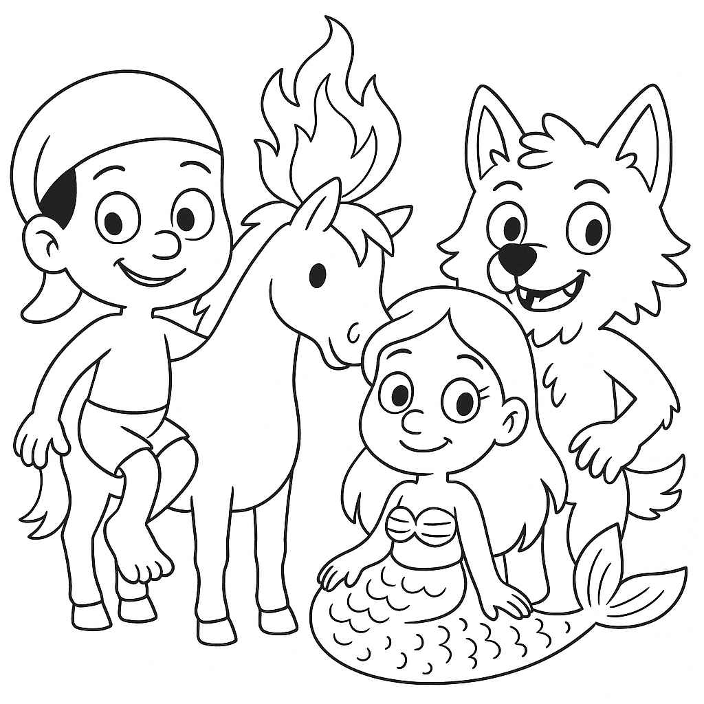 Volkskunde Ausmalbilder 390