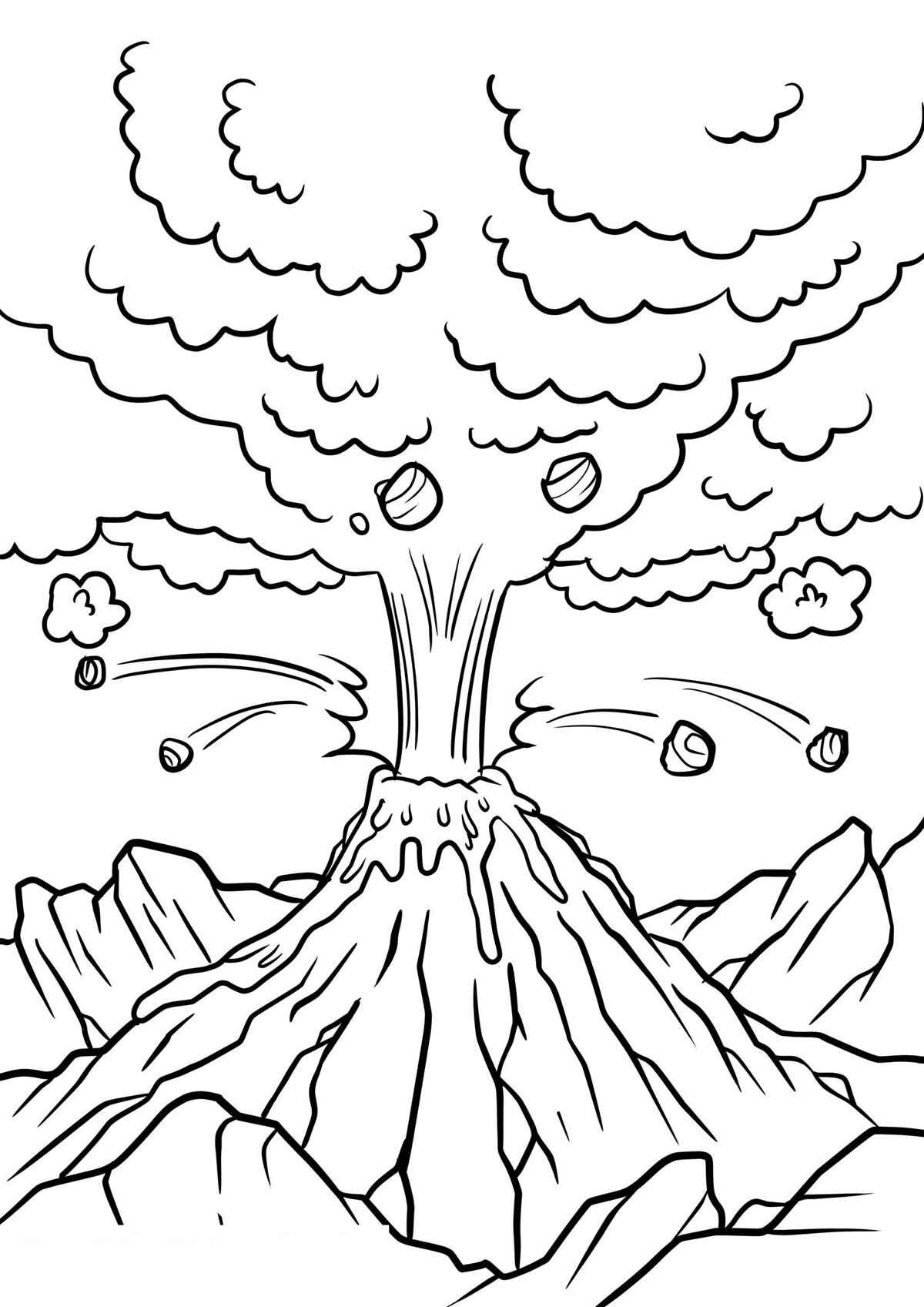 Vulkan Ausmalbilder 001
