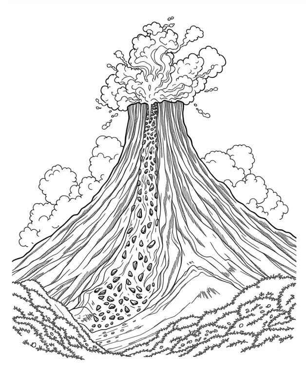 Vulkan Ausmalbilder 018
