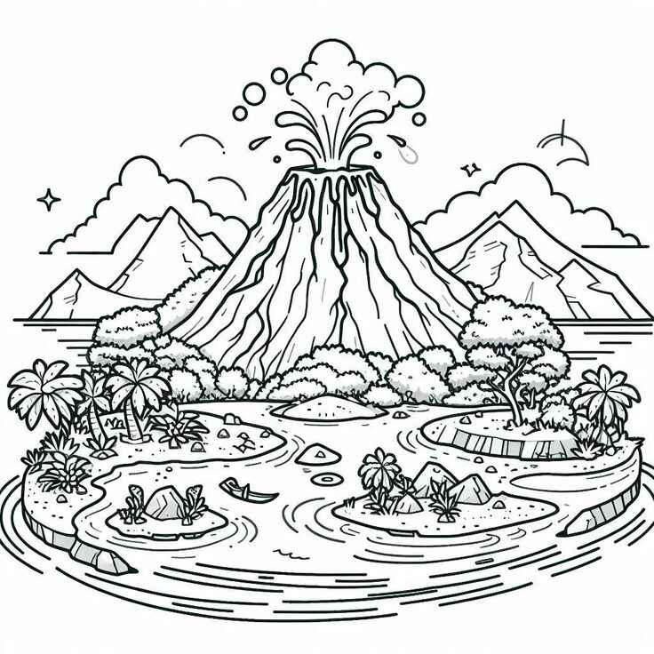 Vulkan Ausmalbilder 230