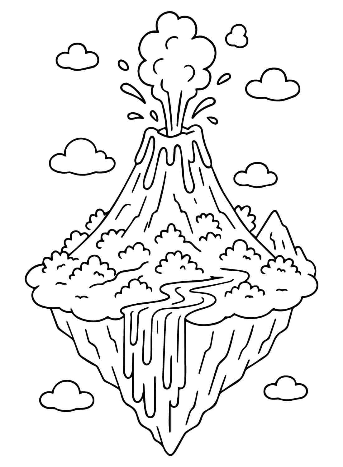 Vulkan Ausmalbilder 260