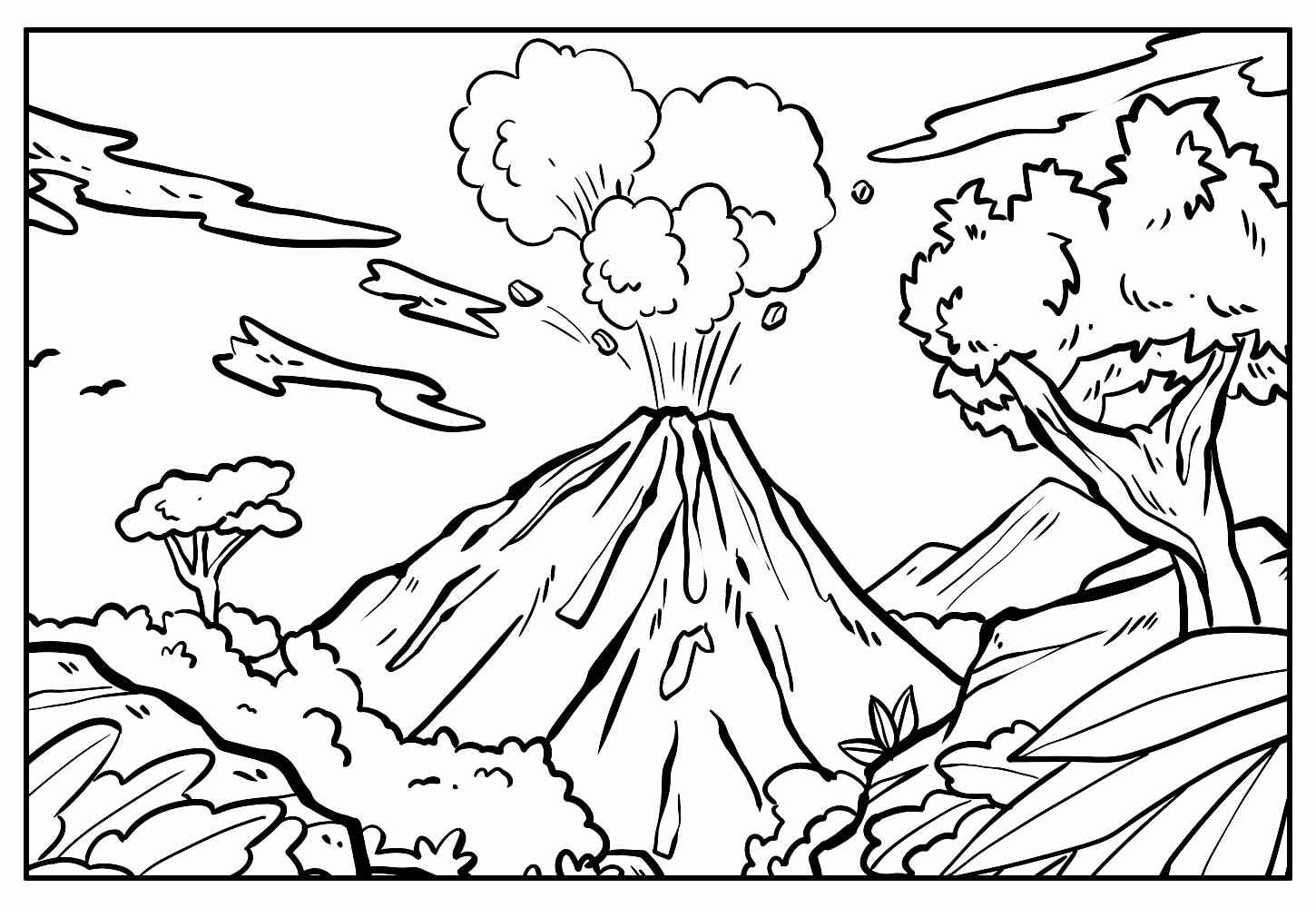 Vulkan Ausmalbilder 370