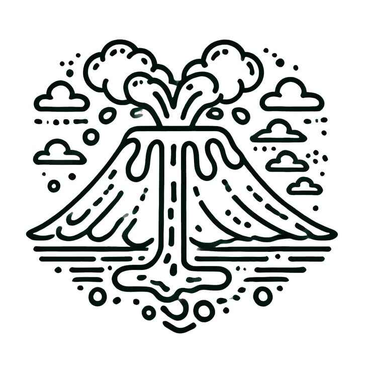 Vulkan Ausmalbilder 760