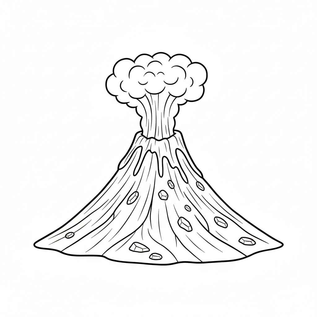 Vulkan Ausmalbilder 786