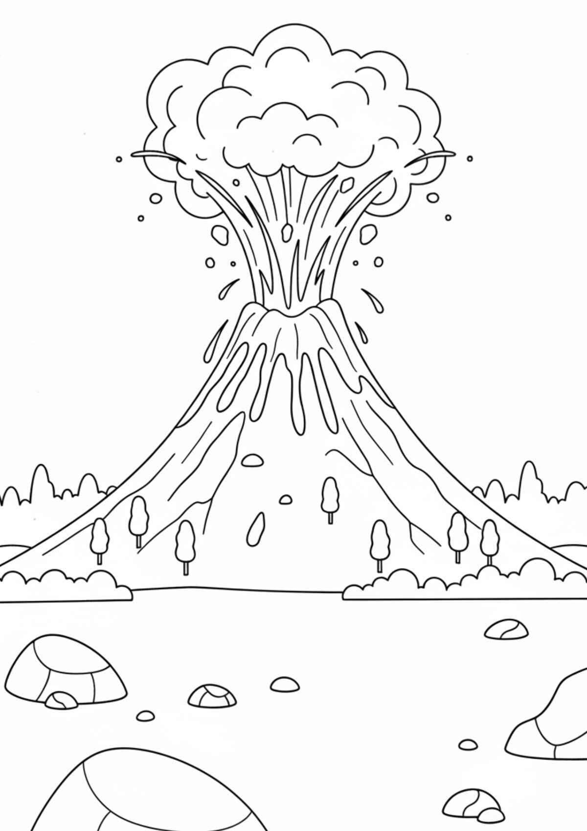 Vulkan Ausmalbilder 869