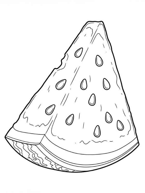 Wassermelone Ausmalbilder 177