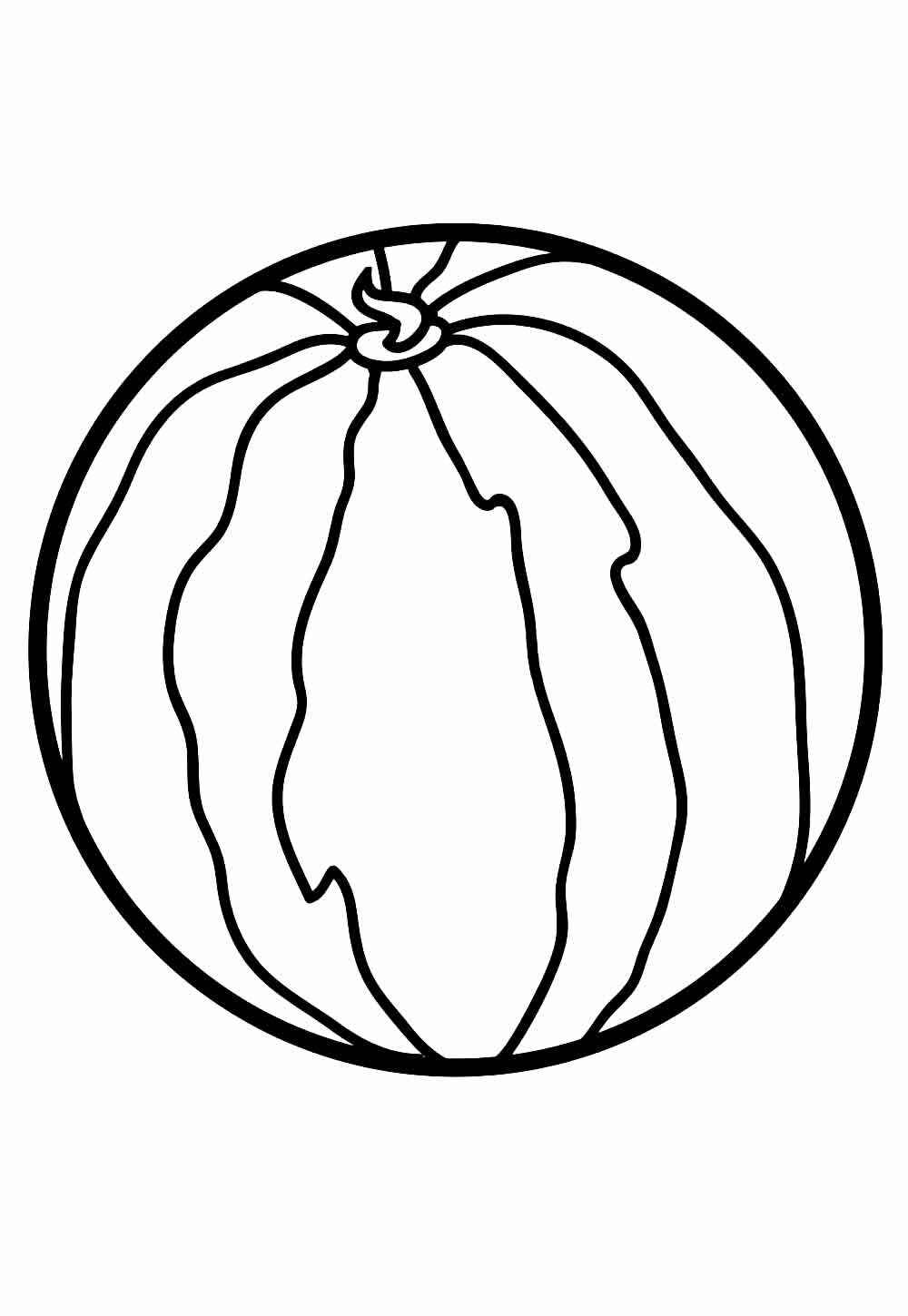 Wassermelone Ausmalbilder 224