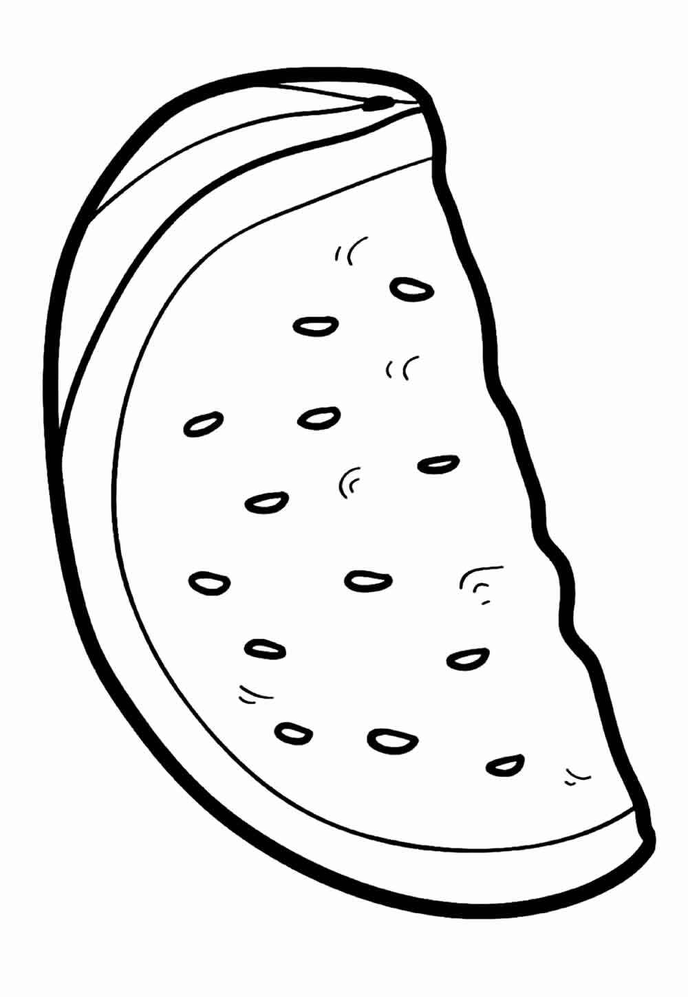 Wassermelone Ausmalbilder 230