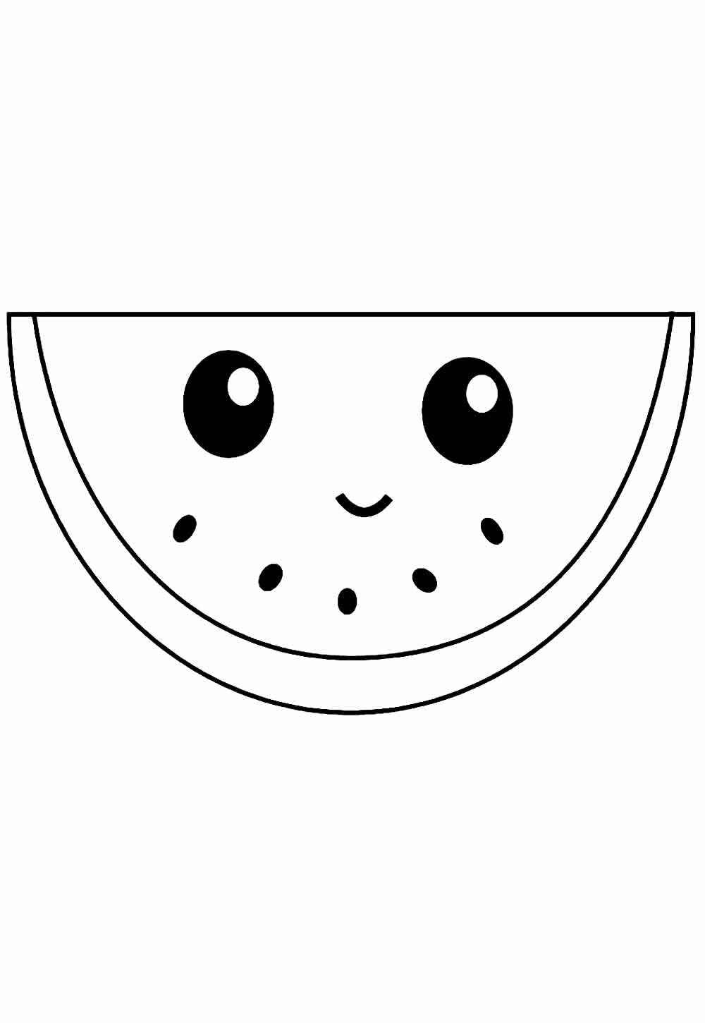 Wassermelone Ausmalbilder 325