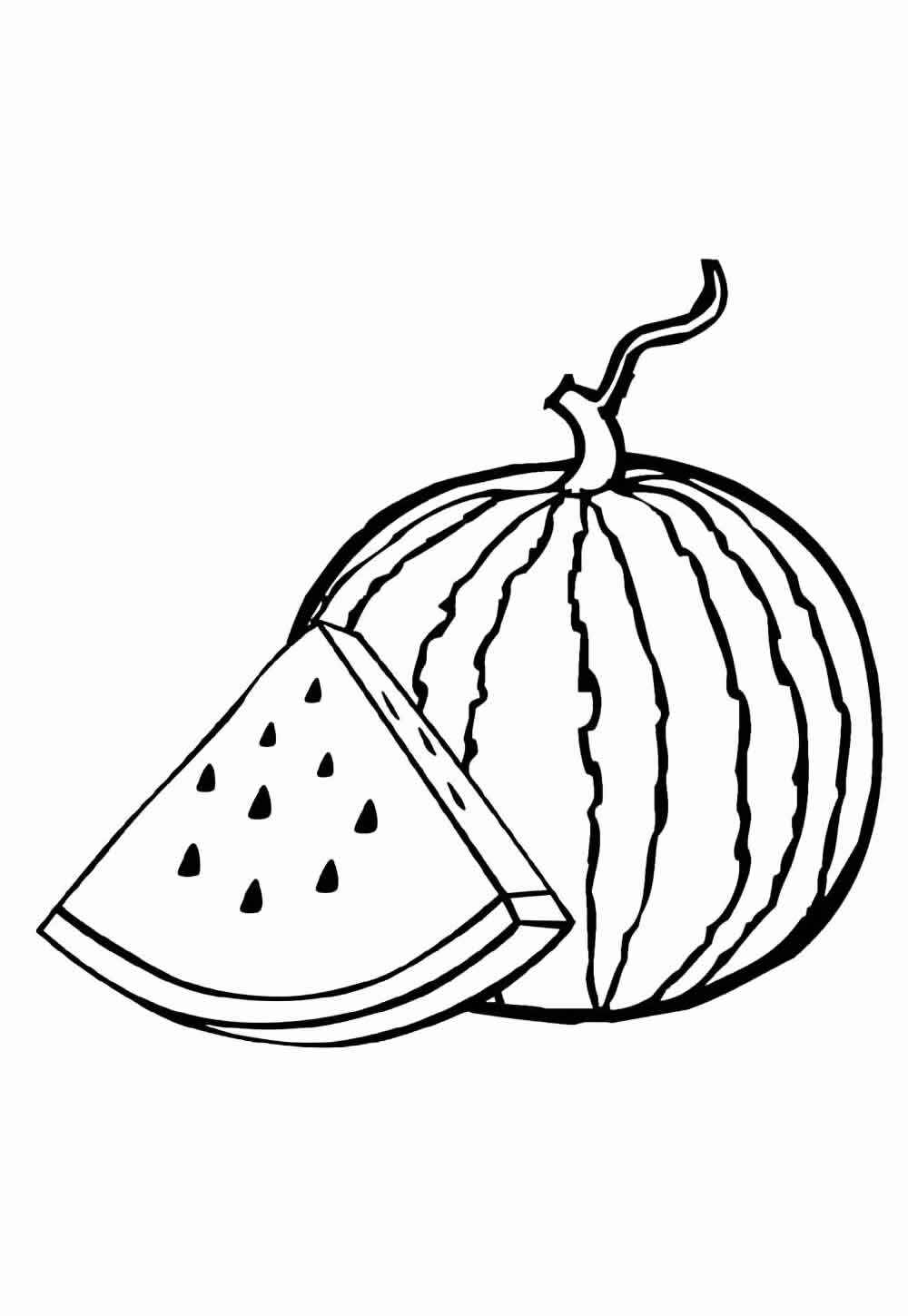 Wassermelone Ausmalbilder 418