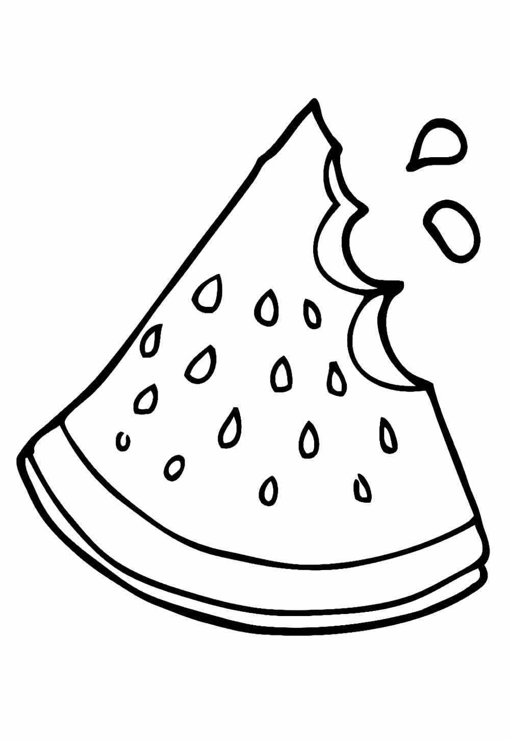 Wassermelone Ausmalbilder 613