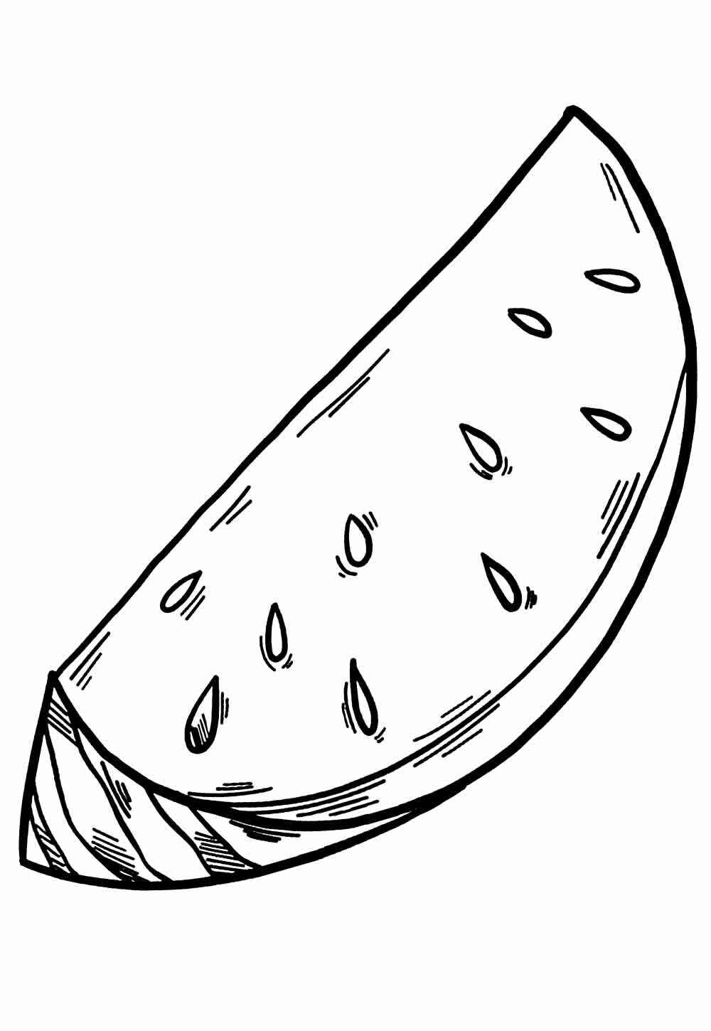 Wassermelone Ausmalbilder 713