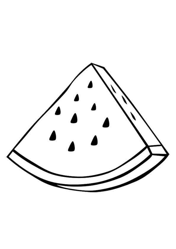 Wassermelone Ausmalbilder 776