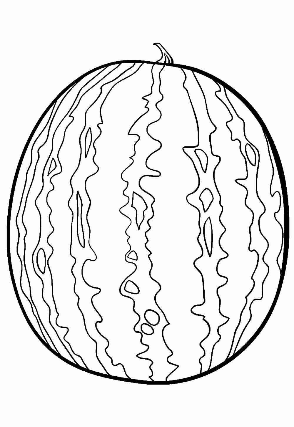 Wassermelone Ausmalbilder 912