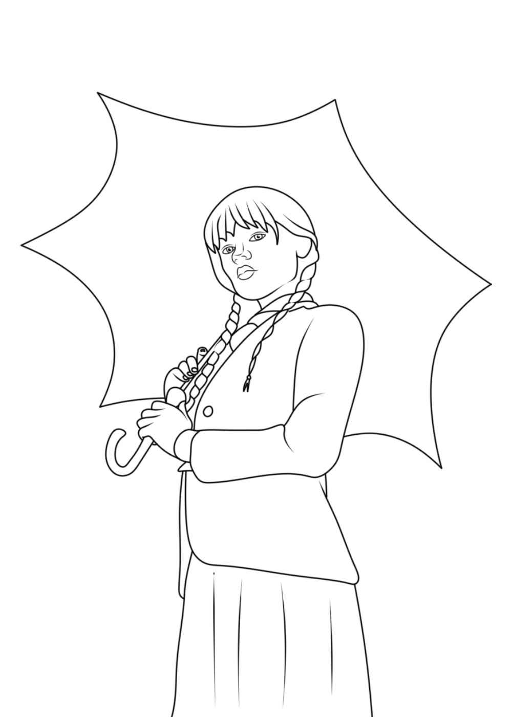 Wednesday Ausmalbilder 141