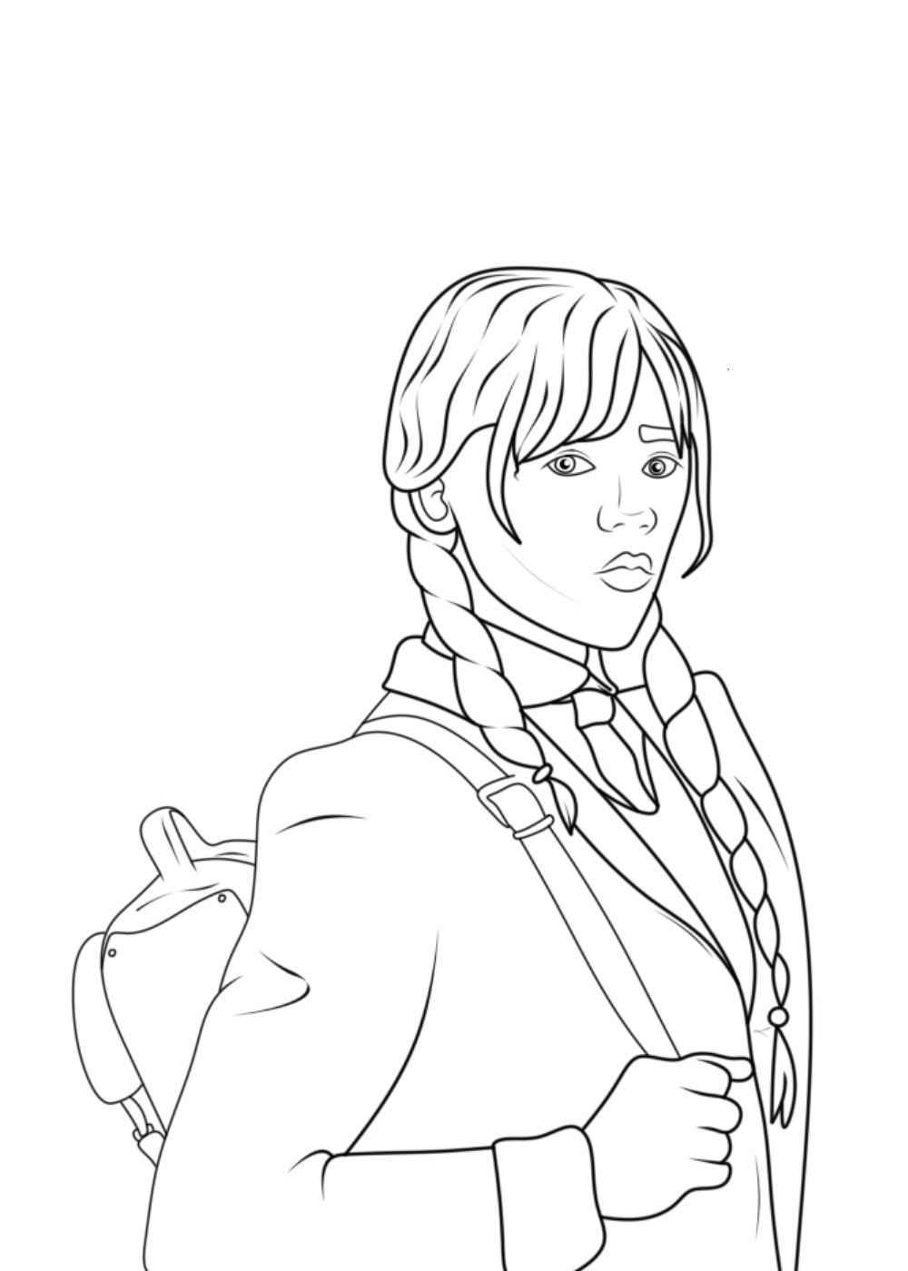 Wednesday Ausmalbilder 243