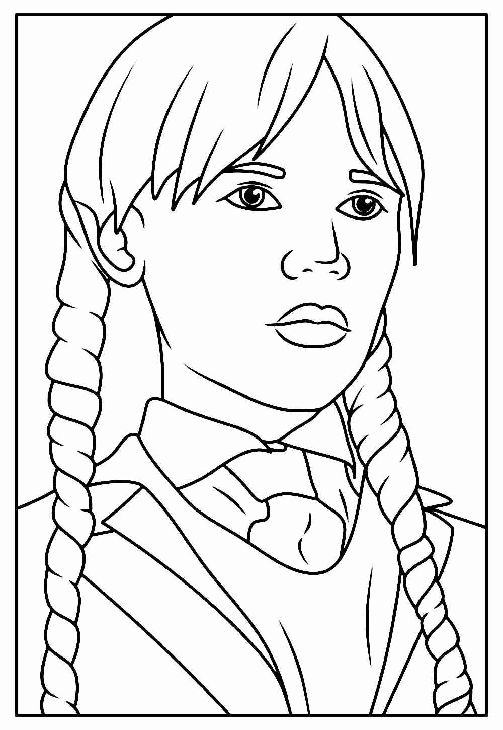 Wednesday Ausmalbilder 277