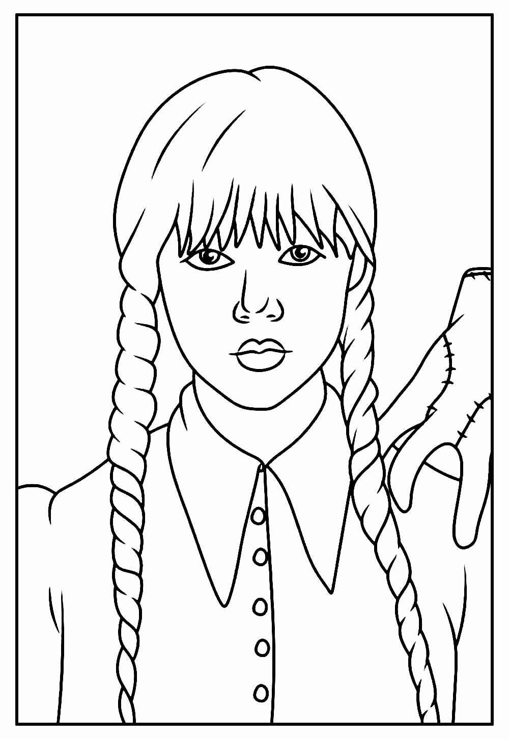 Wednesday Ausmalbilder 471