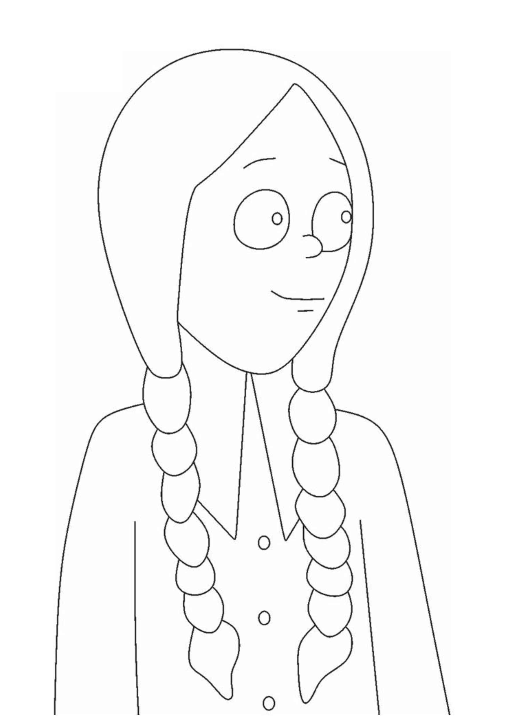 Wednesday Ausmalbilder 555