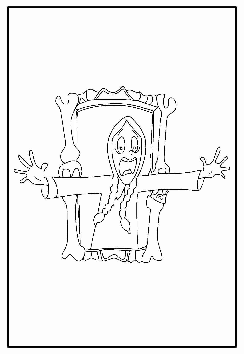 Wednesday Ausmalbilder 757