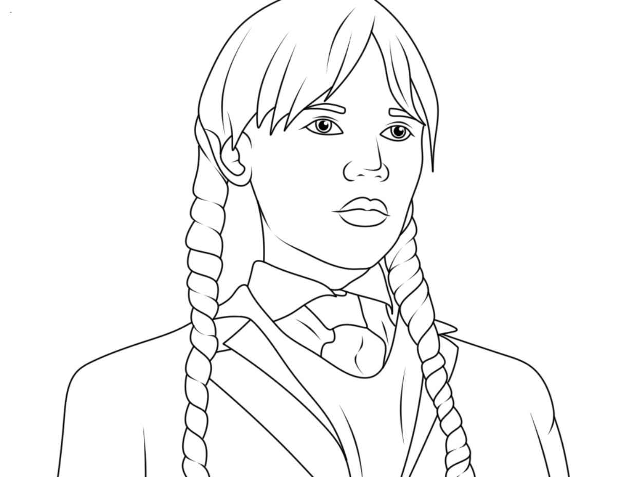 Wednesday Ausmalbilder 827