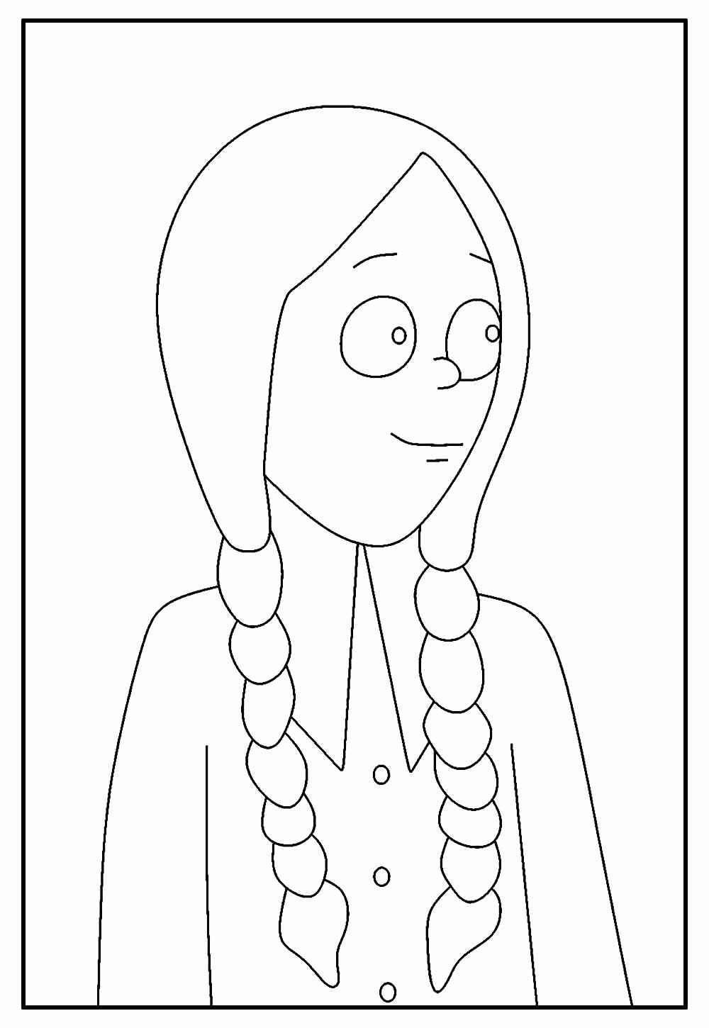 Wednesday Ausmalbilder 846